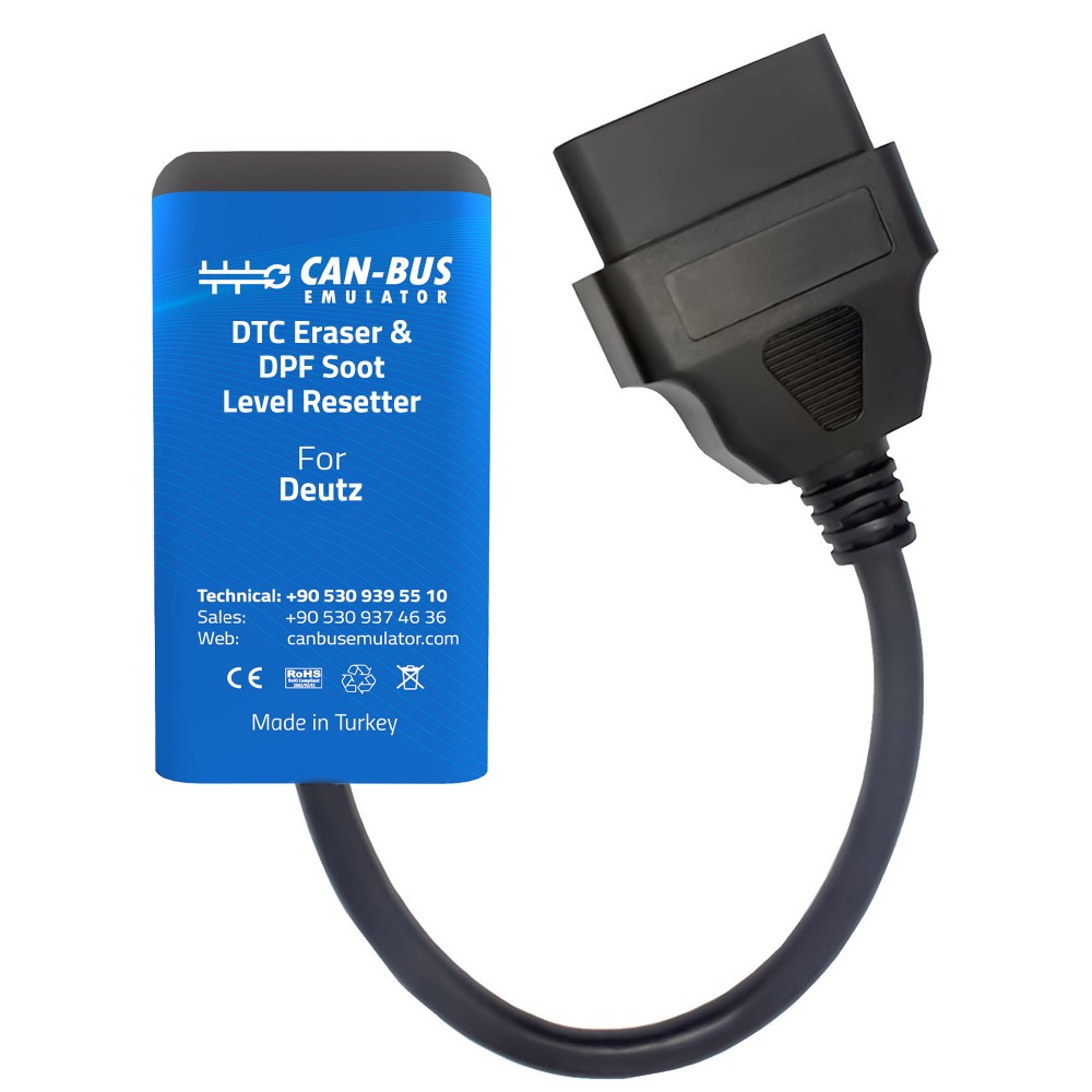 Deutz DPF Soot Level Reset & DTC Error Code Cleaner