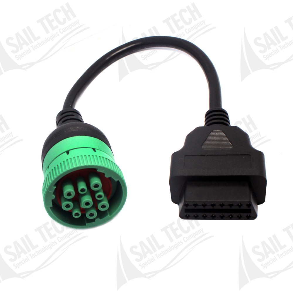 New Holland OBDII to 9 Pin Converter Socket